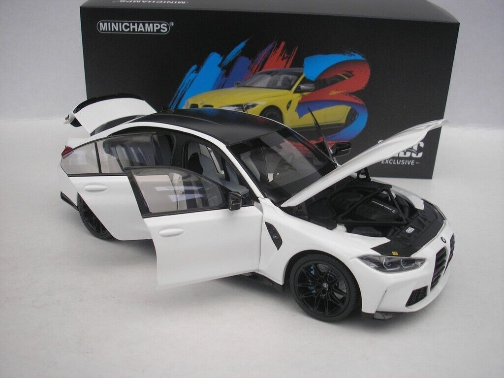 Minichamps 2020 BMW M3 Competition (G80) White 1:18