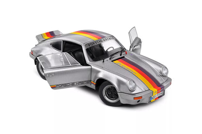 Solido 1973 Porsche 911 RSR Kremer Design Rally Silver 1:18