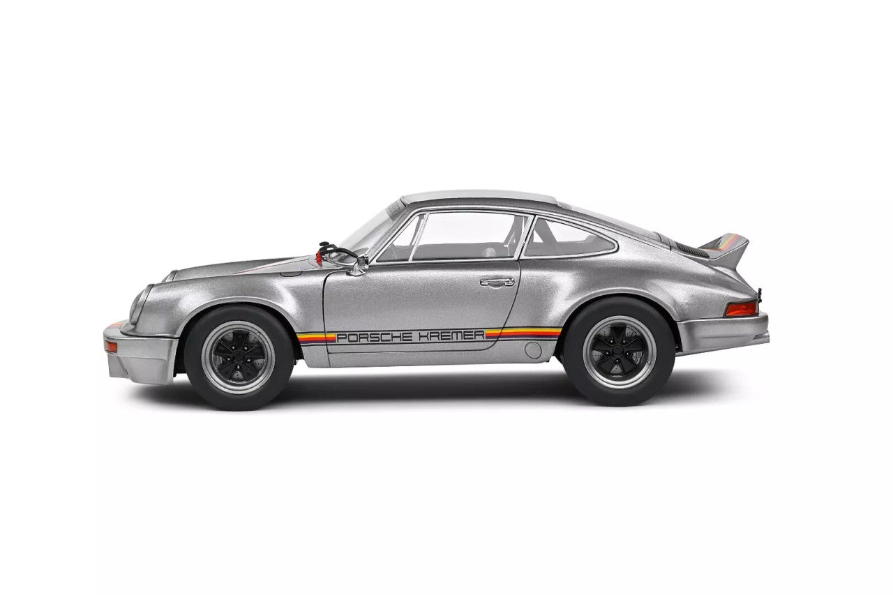 Solido 1973 Porsche 911 RSR Kremer Design Rally Silver 1:18