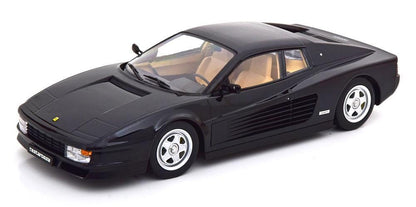 KK Scale 1986 Ferrari Testarossa Black Monospecchio 1986 US-Version 1:18