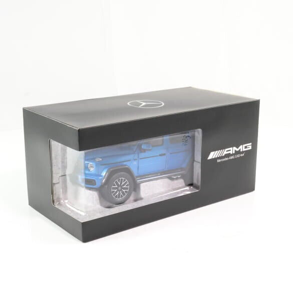 I-Scale 2020 Mercedes-Benz G63 4x4 G-Class (W463) 4.0 V8 Biturbo 585cv AMG South Sea Blue 1:18