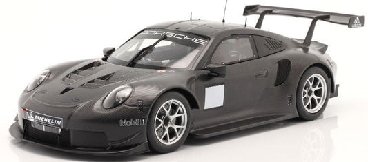 Ixo 2020 Porsche 911 991.2 RSR Pre-Season Test Car Matte Black 1:18