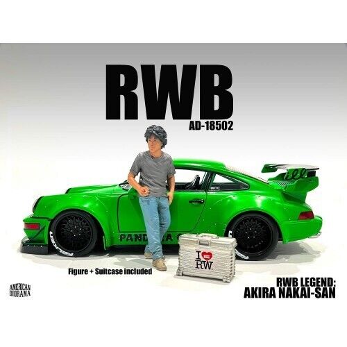 American Diorama - Figures - RWB Legend Akira Nakai-San Figure with Briefcase 1:18