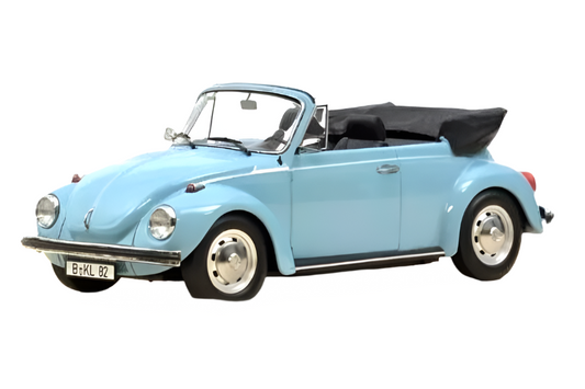 Norev 1973 VW Beetle (Bug) 1303 Cabriolet Light Blue 1:18 LIMITED