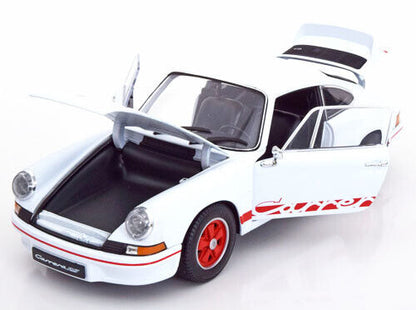 Welly 1973 Porsche 911 Carrera RS Grand Prix White w/ Red Deco 1:18