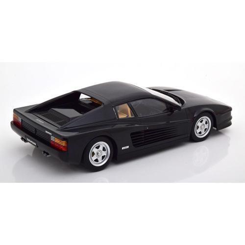 KK Scale 1986 Ferrari Testarossa Black Monospecchio 1986 US-Version 1:18