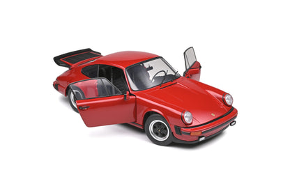 Solido 1984 Porsche 911 930 Carrera 3.2 SC Indian Red 1:18