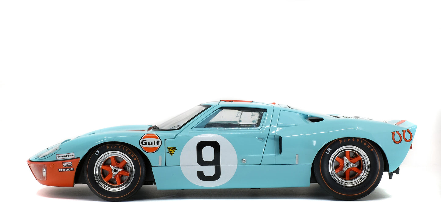 Solido Ford GT40 Mk1 No 9 1968 Le Mans Winner Gulf Blue 1:18