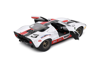 Solido 2015 Ford Gt40 Mk1 No 3 Eric Dean Design White 1:18