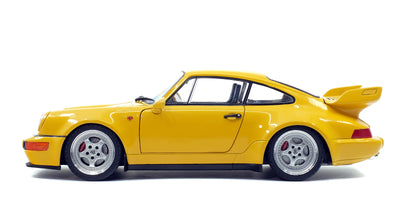 Solido 1990 Porsche 911 (964) Carrera RS 3.8 Yellow 1:18