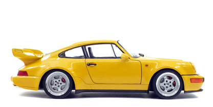 Solido 1990 Porsche 911 (964) Carrera RS 3.8 Yellow 1:18