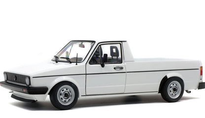 Solido 1982 Volkswagen MK 1 Caddy Pickup White 1:18