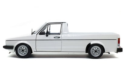 Solido 1982 Volkswagen MK 1 Caddy Pickup White 1:18