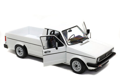 Solido 1982 Volkswagen MK 1 Caddy Pickup White 1:18