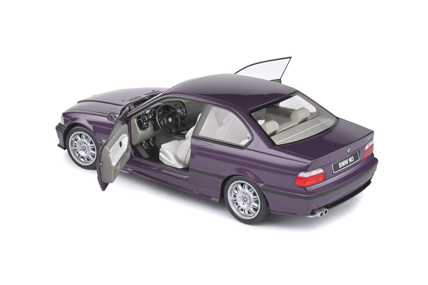 Solido 1994 BMW E36 M3 Coupe Techno Violet Purple 1:18