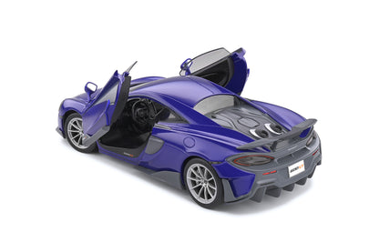 Solido 2018 Mclaren 600LT Coupe - Lantana Purple Metallic 1:18