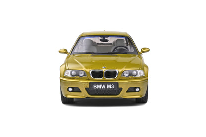 Solido 2000 BMW E46 Coupe Phoenix Yellow Metallic 1:18