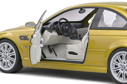 Solido 2000 BMW E46 Coupe Phoenix Yellow Metallic 1:18