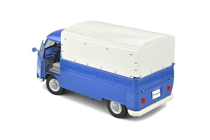 Solido 1:18 1950 VW T1 Volkswagen Service Pickup Truck Canvas Blue 1:18