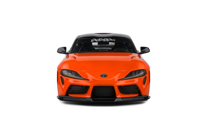 Solido 2024 Toyota GR Supra A90 Streetfighter Orange and Black 1:18