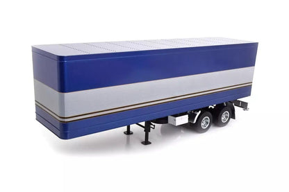 Road Kings Semi Trailer Truck Blue w/ Silver Trim 1:18