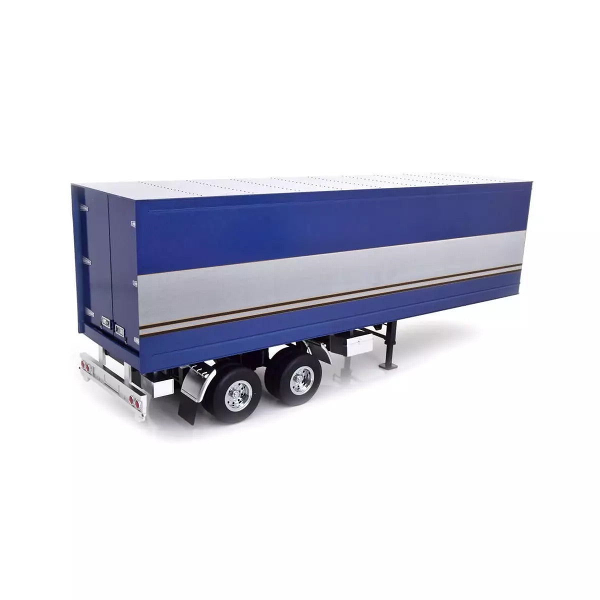 Road Kings Semi Trailer Truck Blue w/ Silver Trim 1:18