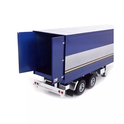 Road Kings Semi Trailer Truck Blue w/ Silver Trim 1:18