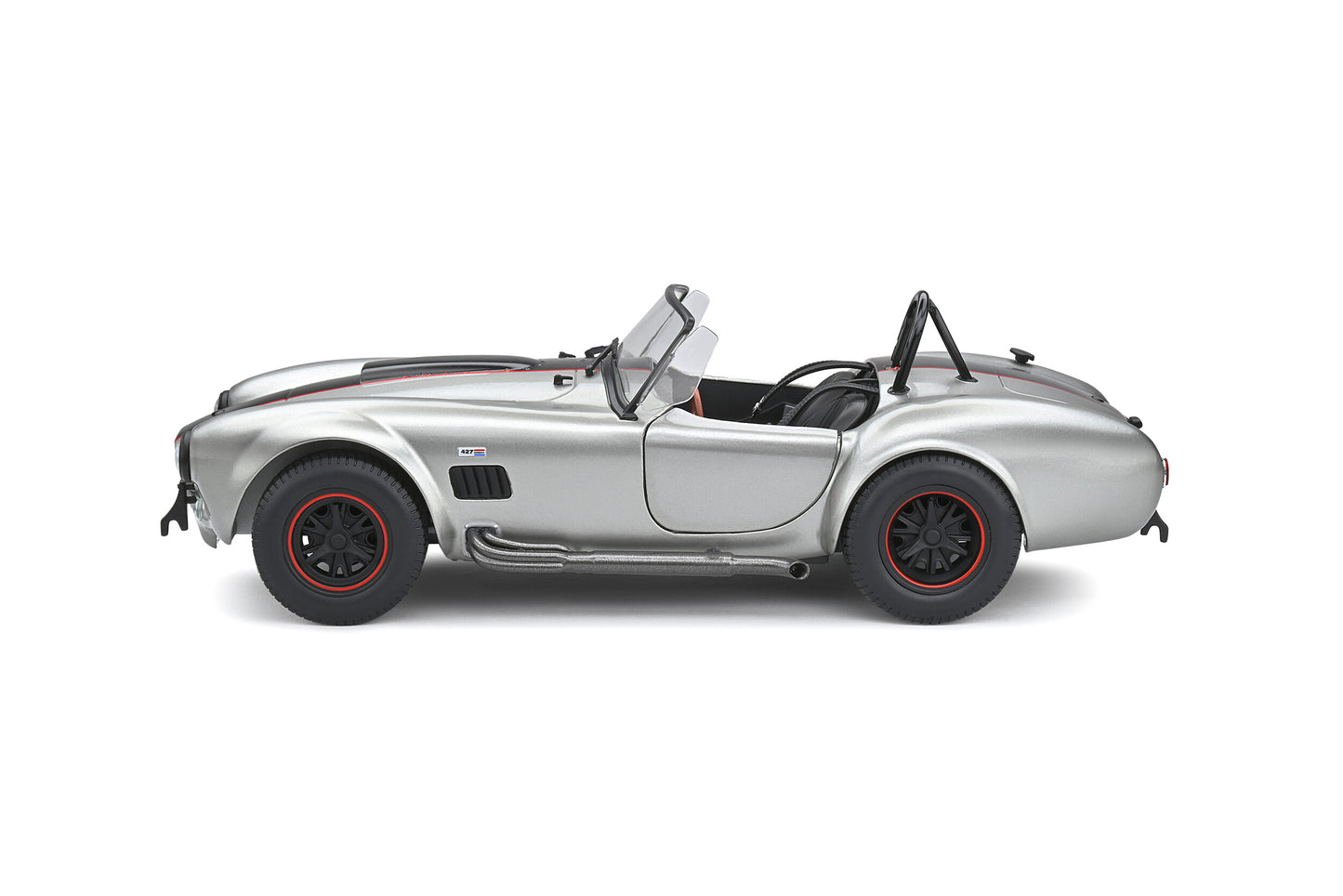 Solido 1965 Shelby Cobra 427 Mkii S/C Silver Metallic Custom 1:18