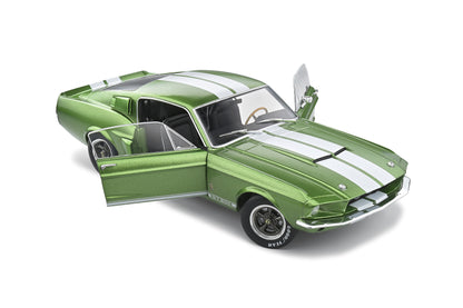 Solido 1967 Ford Shelby Mustang GT500 Lime Green w/ White Stripes 1:18