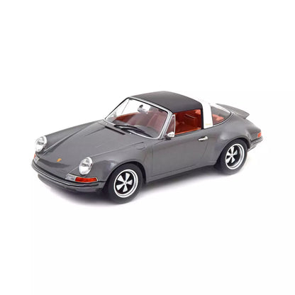 KK Scale 2014 Rendition Porsche 911 Targa by Singer w/ Removable Targa Top Anthracite 1:18 LIMITED