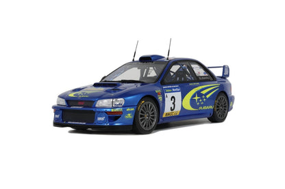 Otto 2000 Subaru Impreza WRC S6 No 3 2nd Rally Catalunya Blue 1:18