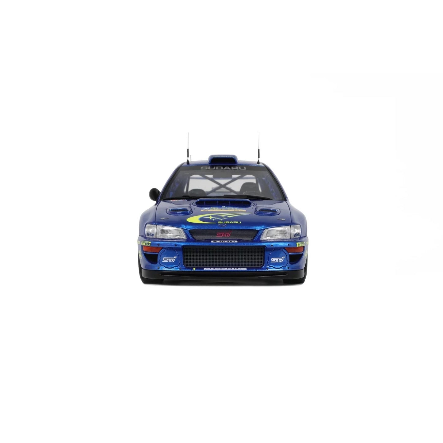 Otto 2000 Subaru Impreza WRC S6 No 3 2nd Rally Catalunya Blue 1:18