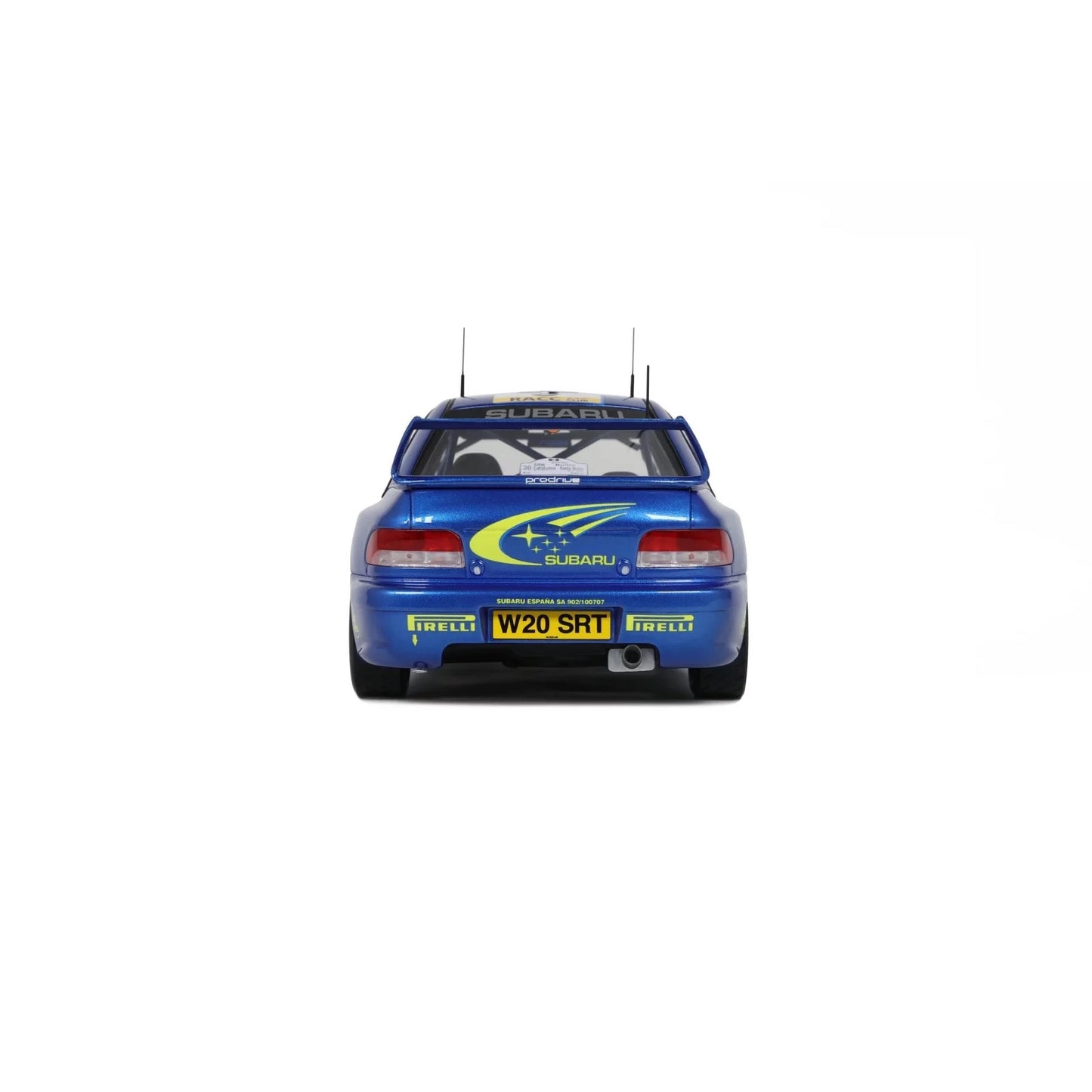 Otto 2000 Subaru Impreza WRC S6 No 3 2nd Rally Catalunya Blue 1:18