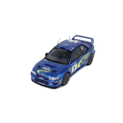 Otto 2000 Subaru Impreza WRC S6 No 3 2nd Rally Catalunya Blue 1:18