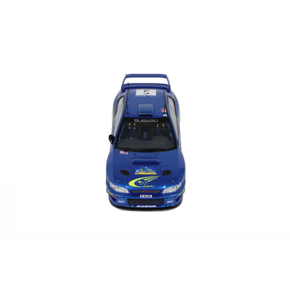 Otto 2000 Subaru Impreza WRC S6 No 3 2nd Rally Catalunya Blue 1:18