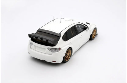 Otto 2008 Subaru Impreza White w/ Gold Wheels 1:18