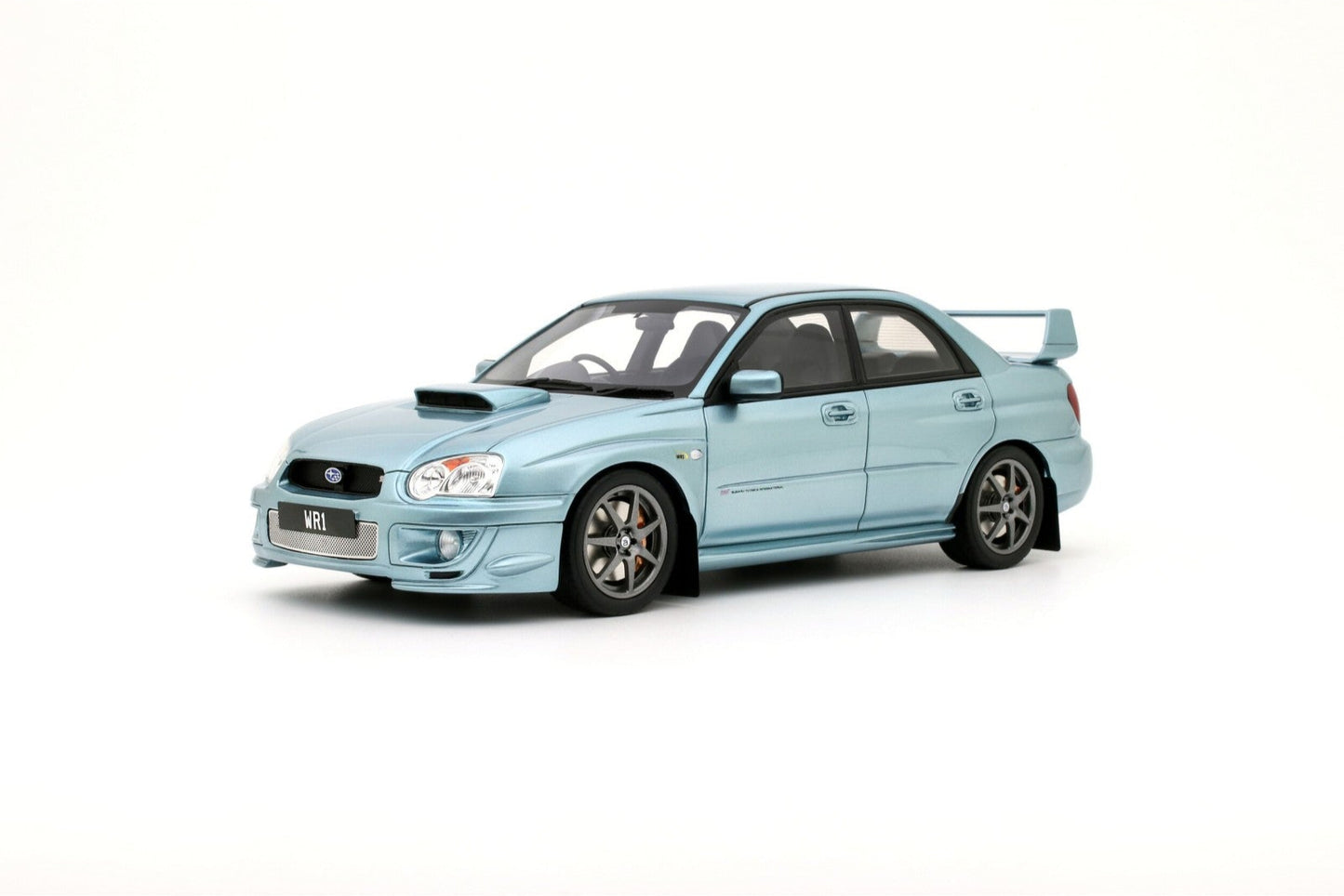 Otto 2003 Subaru Impreza WRX STi WR1 Solberg Edition Ice Blue Metallic 1:18