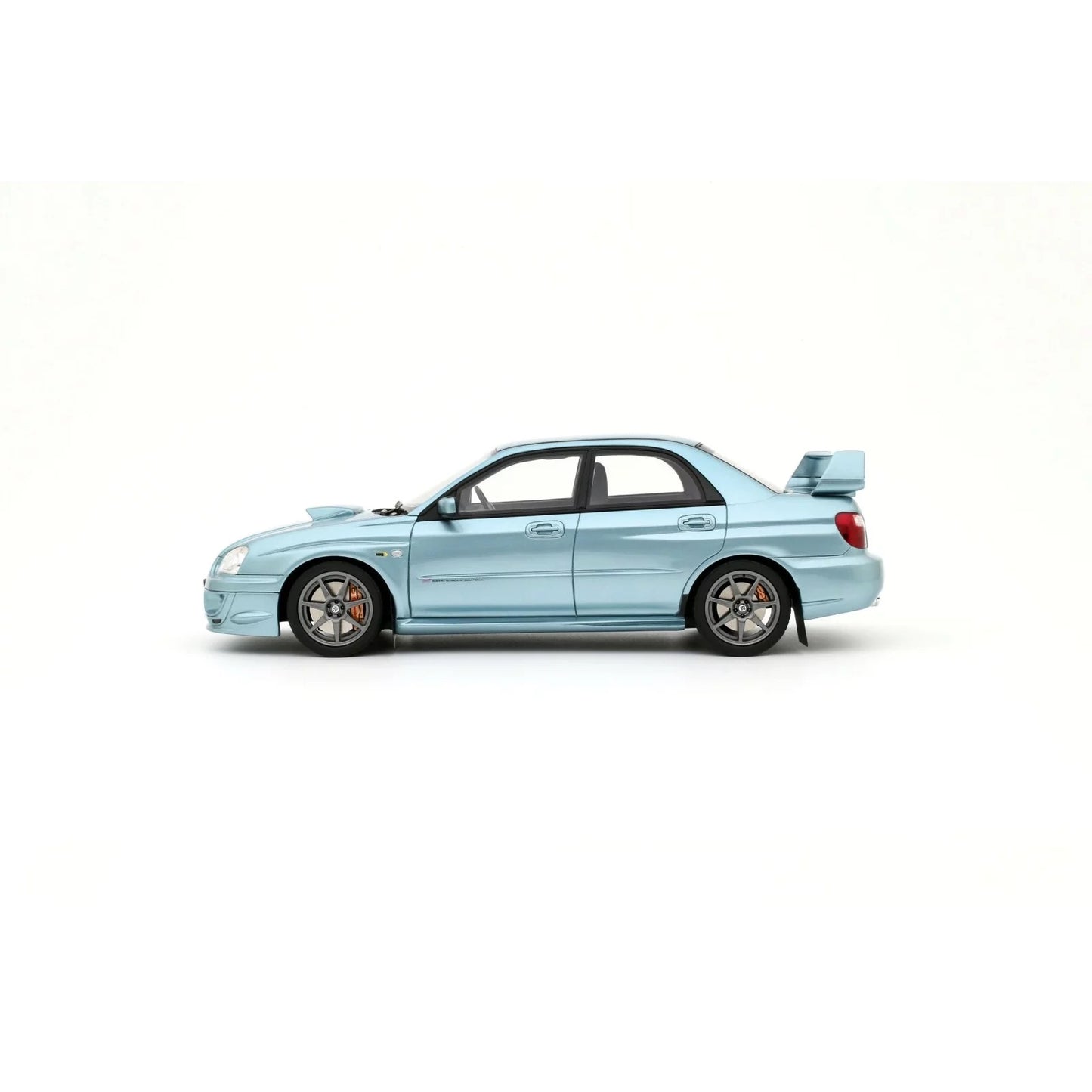 Otto 2003 Subaru Impreza WRX STi WR1 Solberg Edition Ice Blue Metallic 1:18