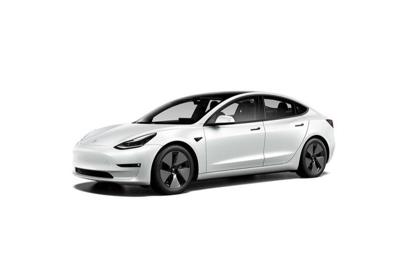 LS Collectibles 2021 Tesla Model 3 Multi-Coat White 1:18 RESIN, SEALED