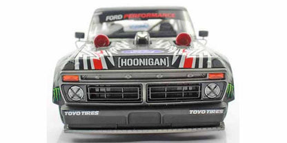 Top Marques 1977 Ford USA F-150 Pick-Up No 43 Hoonigan 2019 Climbkhana 2 Tianmen Ken Block Black White w/ White Wheels 1:18