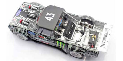 Top Marques 1977 Ford USA F-150 Pick-Up No 43 Hoonigan 2019 Climbkhana 2 Tianmen Ken Block Black White w/ White Wheels 1:18