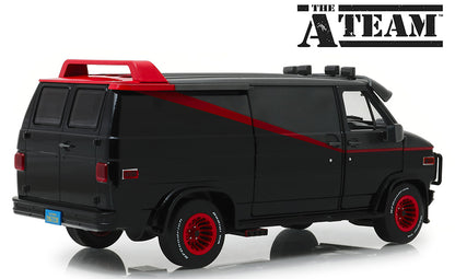 Greenlight 1983 GMC Vandura A-Team TV Series Van Black 1:18