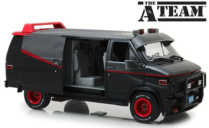 Greenlight 1983 GMC Vandura A-Team TV Series Van Black 1:18