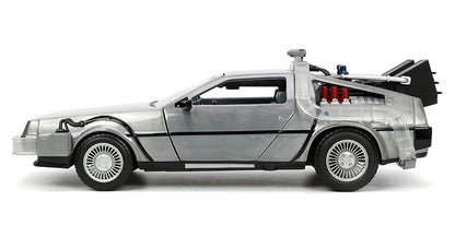 DeLorean Time Machine with Lights - Back to the Future (1985) 1:24