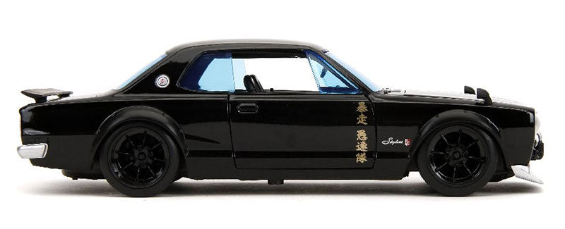 1971 Nissan Skyline GT-R with Mikey Figure - Tokyo Revengers (TV Series 2021-Present) 1:24