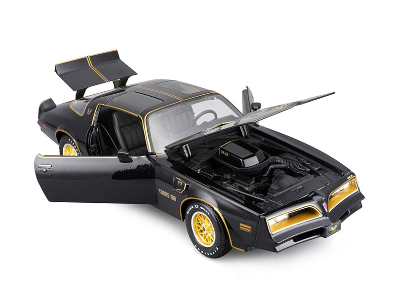 Maisto 1978 Pontiac Firebird Trans-Am Smokey & the Bandit Black & Gold 1:18