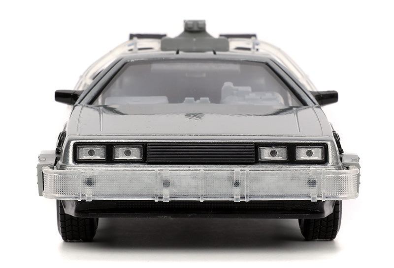 DeLorean Time Machine with Lights - Back to the Future (1985) 1:24