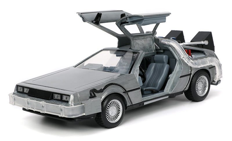 DeLorean Time Machine with Lights - Back to the Future (1985) 1:24