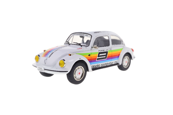 Solido 1975 Volkswagen Beetle 1303 K3 Tribute No 9 White 1:18