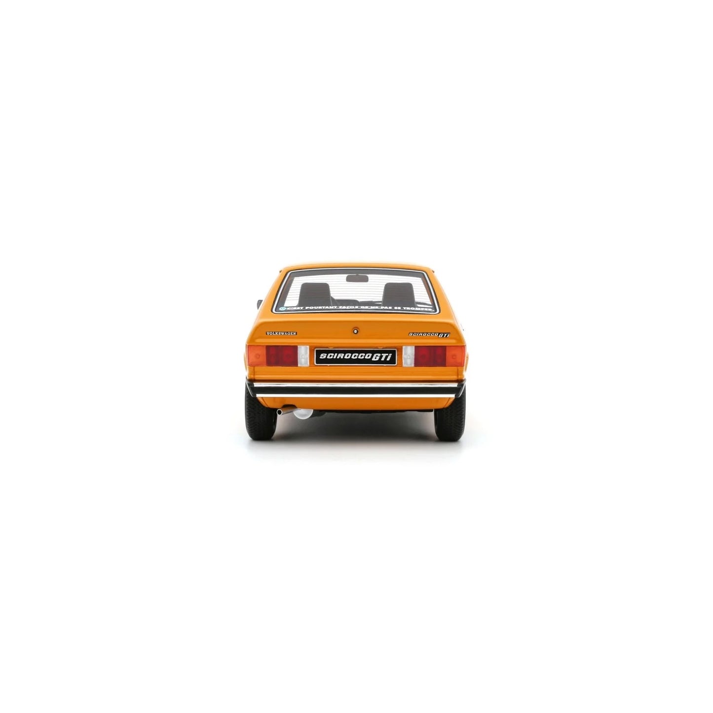 Otto 1977 Volkswagen Scirocco 1 GTI (MK1) Jaune Marinon (Orange) 1:18